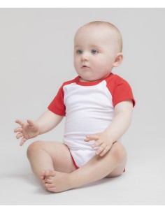 L-LW502-Essential Short Sleeved Baseball Bodysuit 2